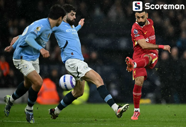 리버풀, 맨시티에 2-0 완승... 살라 '1골 1도움'